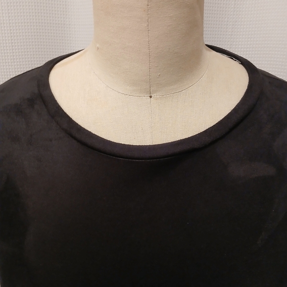 Zara Trafaluc Ultrasuede Bodycon Cocktail Dress Size Small - Picture 5 of 10